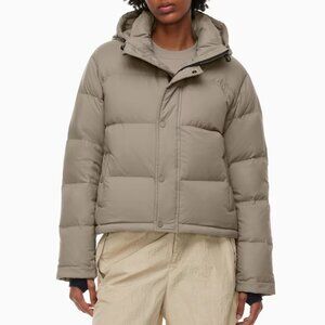 Aritzia TNA Super Puff Shorty - Modern Taupe